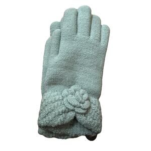 NWT JANICE APPAREL Women’s Mint Green Dressy Gloves Size Small